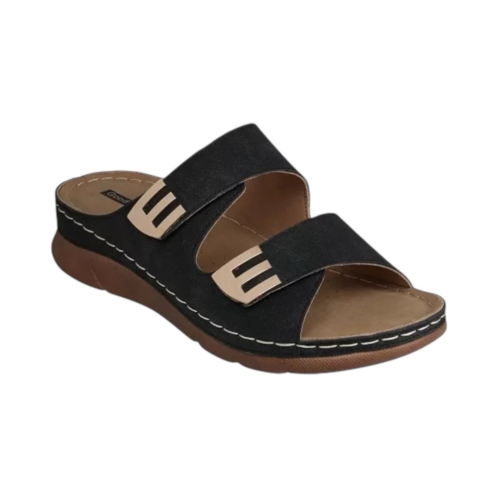 Women's Gretchen Double Strap Footbed Flat Sandals